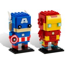 LEGO Comic-Con Brickheadz 41492 Iron Man and Captain America