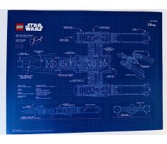 LEGO 5005624 Star Wars 2018 UCS Y-Wing Blueprint Poster (May 4th Promo)