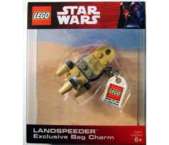 LEGO 852245 Landspeeder Key Chain with Lego Logo Tile-(Exclusive Bag Charm)