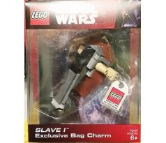 LEGO 852246 Slave I Key Chain with Lego Logo Tile-(Exclusive Bag Charm)