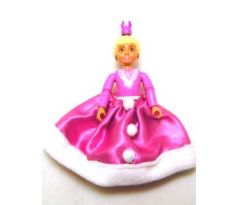 LEGO (5842) Belville Female - Princess Vanilla Dark Pink Top White Neckline with Skirt