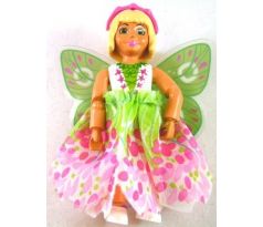 LEGO (5861) Belville Female - Josephine, White Top with Laced Green Inset, Fairy Skirt, Headband