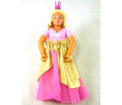 LEGO (7578) Belville Female - Princess - Pink Top, Yellow Hair, Dark Pink Shoes, Skirt Long, Crown