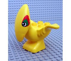 DUPLO (5598) Dinosaur Pteranodon Adult with Green and Red Around Eyes Pattern