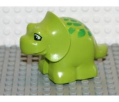 DUPLO (5598) Dinosaur Triceratops Baby with Green Spots Pattern