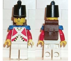 LEGO (6279) Imperial Guard with Blue Epaulettes and Brown Backpack Non-Opening-  Pirates I: Imperial Guards