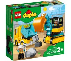 LEGO DUPLO 10931 Truck & Tracked Excavator - Duplo, Town: Construction