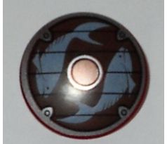 LEGO 79013  Shield Round with Rounded Front with Fish Pattern