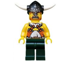 LEGO (7020) Viking Warrior 6a - Dark Green Hips and Legs - Vikings
