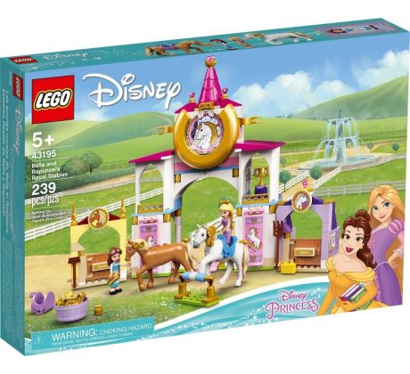LEGO 43195 Belle and Rapunzel's Royal Stables - Disney Princess