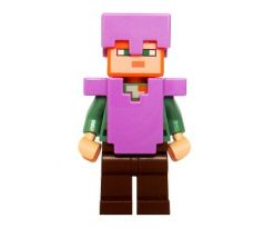 LEGO (21136) Alex - Medium Lavender Helmet and Armor- Minecraft