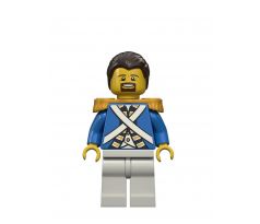 LEGO (70410) Bluecoat Sergeant 1 - Brown Moustache and Goatee - Pirates III:
