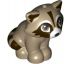 LEGO (41679) Dark Tan Raccoon, Friends with Dark Brown Markings, White Muzzle, and Black Nose Pattern