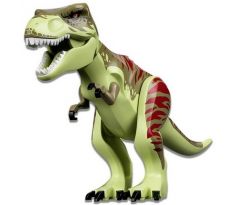 LEGO (76944) Dinosaur Tyrannosaurus Rex with Olive Green Back and Dark Red Markings -