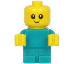 LEGO (60262) Baby - Dark Turquoise Body with Yellow Hands