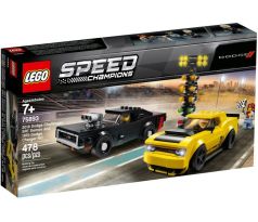LEGO 75893 2018 Dodge Challenger SRT Demon and 1970 Dodge Charger R/T - Speed Champions