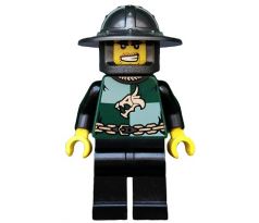 LEGO (7948) Dragon Knight Quarters, Helmet with Broad Brim, Bared Teeth - Castle Kingdoms