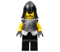 LEGO (8813)  Rogue Knight 5 (Black Legs, Speckle Breastplate, Black Neck-Protector) -Castle: Knights Kingdom II