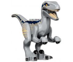 LEGO (76946) Velociraptor with Dark Blue and Tan Markings (Jurassic World Blue) - Jurassic World: Dominion