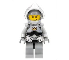 LEGO (852271) Crown Knight Plain with Breastplate, Helmet with Visor, Vertical Cheek Lines - Castle: Fantasy Era