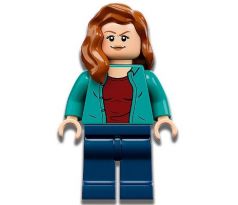 LEGO (76949) Claire Dearing - Dark Turquoise Shirt - Jurassic World: Dominio