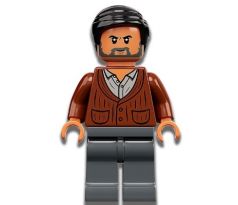 LEGO (76949) Dr. Wu - Reddish Brown Cardigan - Jurassic World: Dominio