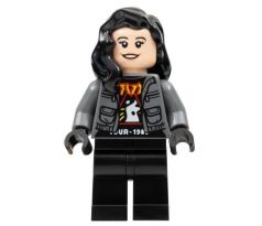LEGO (76944)  Zia Rodriguez, Dark Bluish Gray Jacket - Jurassic World: Dominion