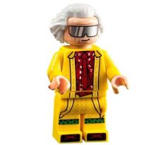 LEGO (10300) Doc Brown - Long Hair, Yellow Coat - Back to the Future