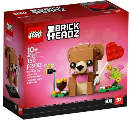 LEGO® BrickHeadz 40379 Valentýnský medvídek
