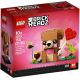 LEGO® BrickHeadz 40379 Valentýnský medvídek