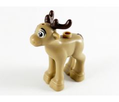 LEGO (41166) Reindeer, Fawn with Dark Brown Antlers and Tail Pattern