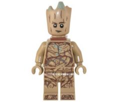 LEGO (76231) Groot, Teen Groot - Dark Tan with Neck Bracket - Guardians of the Galaxy