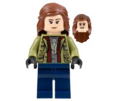 LEGO (76943) Maisie Lockwood - Olive Green Jacket, Reddish Brown Hair -V