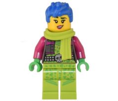 LEGO (60352) Raze - Lime Scarf, Blue Hair - City Advent