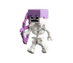 LEGO (21171) Skeleton with Cube Skull - Medium Lavender Helmet - Minecraft
