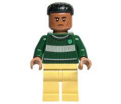 LEGO (76410) Blaise Zabini - Dark Green Slytherin Quidditch Sweater, Tan Legs - Harry Potter