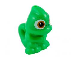 LEGO (43187) Chameleon, Upright with Hole on Top and Hole on Tail with Dark Orange Eyes Pattern (Pascal)