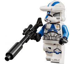 LEGO (75345)  Clone Trooper Specialist, 501st Legion (Phase 2) - Blue Arms, Macrobinoculars, Nougat Head, Helmet with Holes  - Star Wars The Clone Wars