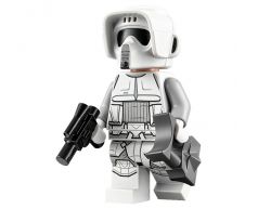 LEGO (75320) Imperial Scout Trooper, Hoth (Dual Molded Helmet) - Female, Nougat Head, Smirk - Star Wars: Star Wars Legends