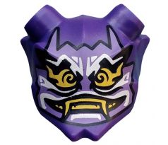 LEGO (70643) Minifigure, Visor Mask Ninjago Oni with Mask of Hatred with Closed Mouth Pattern