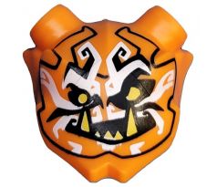 LEGO (70643) Orange Minifigure, Visor Mask Ninjago Oni with Mask of Deception Pattern