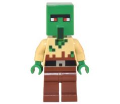 LEGO (21190) Zombie Villager - Tan Torso - Minecraft