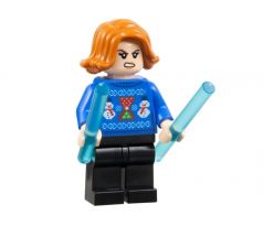LEGO (76267) Black Widow in Holiday Sweater with Icicle Batons- Super Heroes: Avengers