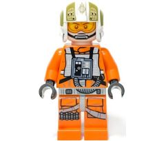 LEGO (75365) Rebel Pilot Y-wing (Jon 'Dutch' Vander, Gold Leader) - Printed Legs - Star Wars Episode 4/5/6
