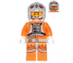 LEGO (75074) Snowspeeder Pilot - Light Bluish Gray Helmet - Star Wars Episode 4/5/6