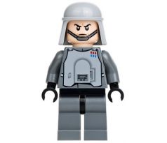 LEGO (9509) Imperial Officer with Battle Armor (Captain / Commandant / Commander) - Chin Strap - Star Wars Episode 4/5/6