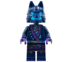 LEGO (71807) Wolf Mask Claw Warrior - Neck Bracket - Dragons Rising Season 2