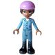 LEGO® Friends Minifigurka Aliya - Bright Light Blue Top, Sand Blue Pants